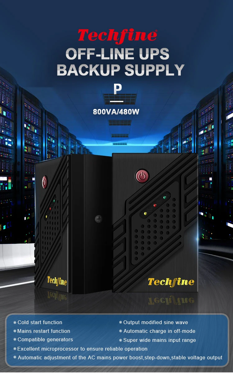 800kVA 480W Backup UPS Line Interactive UPS off Line UPS Office Equipment UPS