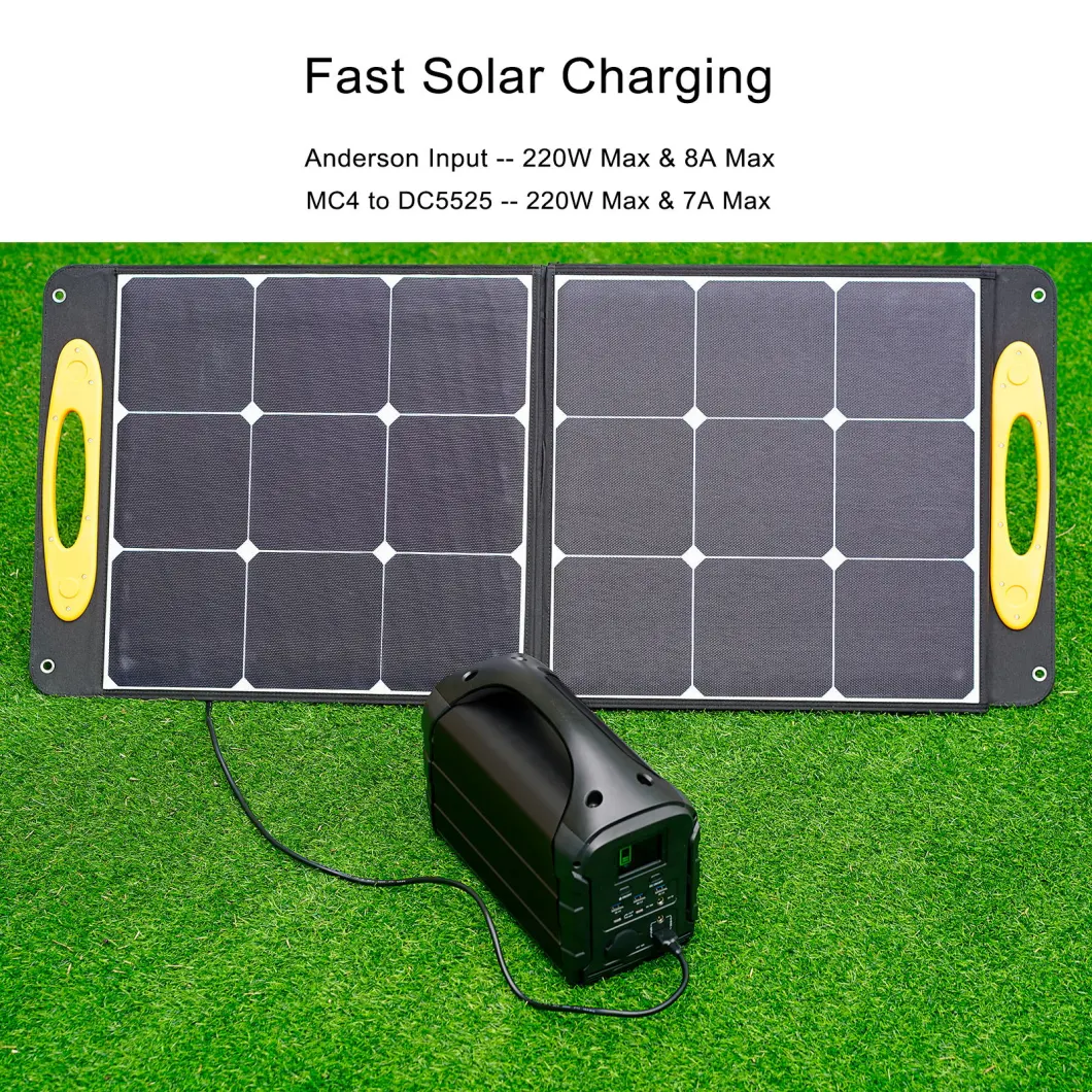 Portable Power Power Station High Capacity 700W Solar Outdoor Camping Uninterruptible Power Supply (UPS)