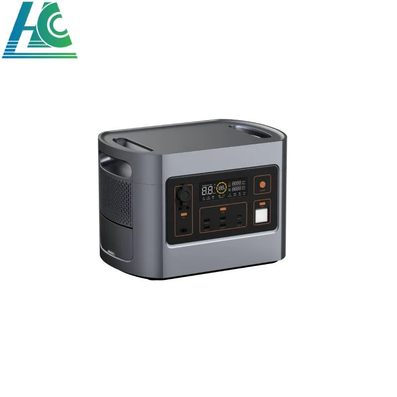 Portable Power Station High Capacity 2400W Solar Outdoor Camping Uninterruptible Power Supply