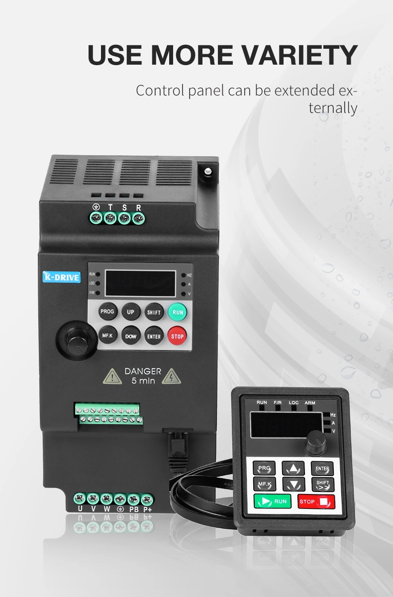 3 Years Warranty Kd100 Series CE and ISO Certificated 0.4kw ~400kw VFD, AC Drive, Frequency Inverter (RS485, Profibus, EMC Filter Built In) 220V 380V 480V 690V