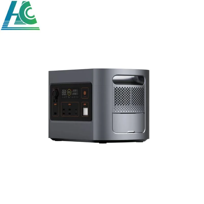 Portable Power Station High Capacity 2400W Solar Outdoor Camping Uninterruptible Power Supply