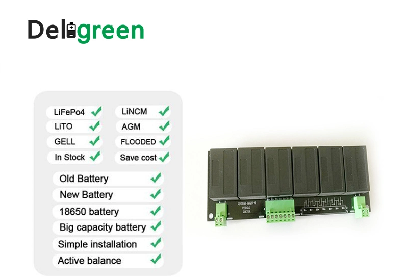Qnbbm in Stock 7s Battery Balancer Pack Home Energy Storage Lithium Battery Balancer Module