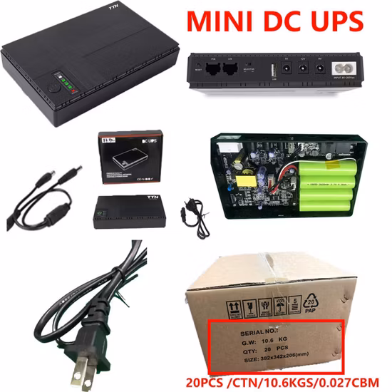 220V Lithium Battery Uninterruptible Power Supply Uninterruptible Power Supply DC 12V 3A 5A 4 Output Access Control UPS