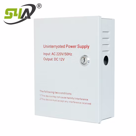 5A 12V Access Control Power Supply AC110~240V Uninterruptible Power Supply