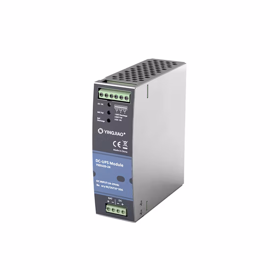 DC-UPS DIN Rail Mounting Uninterruptoble Module 24V 20A AC to DC Module Factory